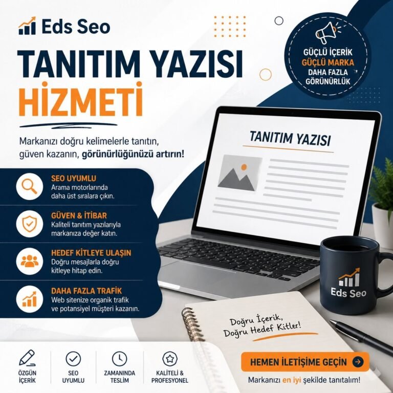 Profesyonel Tanıtım Yazısı Paketleri ile Markanızı Öne Çıkarın